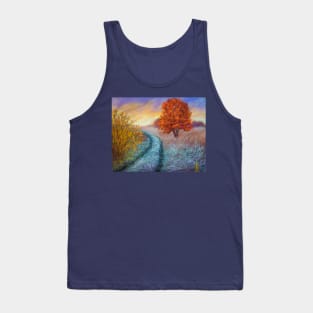 Pastel painting - First frost Tank Top